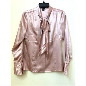 Bcbg Maxazria bow tie blouse